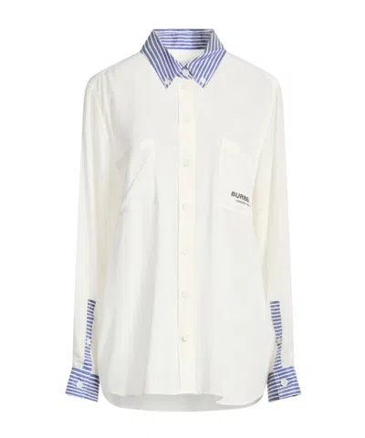 Burberry Minimal Shirt In White