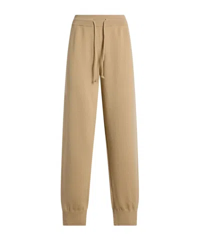 Burberry Minimalist Knit Sweatpants In Green