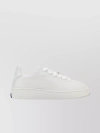 BURBERRY MINIMALIST LOW-TOP LEATHER SNEAKERS