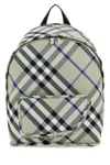 Burberry Shield Backpack Checkered Front Pocket