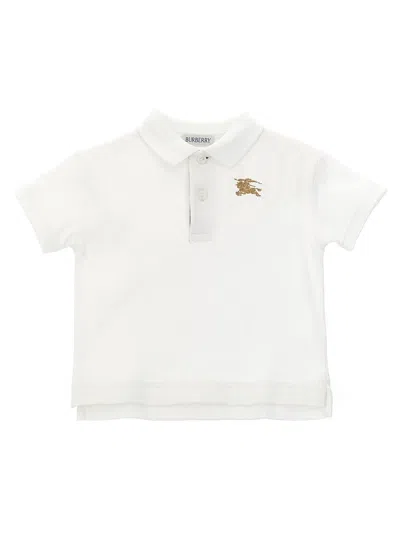Burberry Kids' Mn Johane Polo Shirt In White