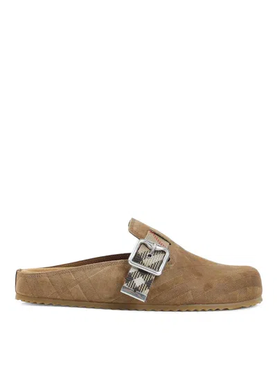 Burberry Urchin Slippers In Brown