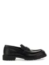 Burberry Leather Rogue Loafers In Black