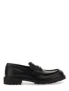 Burberry Leather Rogue Loafers In Black
