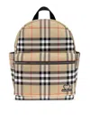 Burberry Check Backpack In Multi