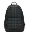 Burberry Technical Fabric Backpack Rocco In Grey