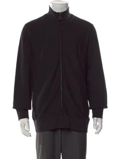 Pre-owned Burberry Mock Neck Long Sleeve Sweatshirt In Black