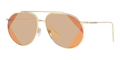 Burberry Mod. Alice Be 3138 Gwwt1 In Gold