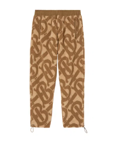 BURBERRY BURBERRY TB MONOGRAM JACQUARD TRACK PANTS