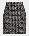 BURBERRY MONOGRAM KNIT MINI SKIRT