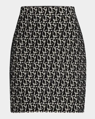 BURBERRY MONOGRAM KNIT MINI SKIRT