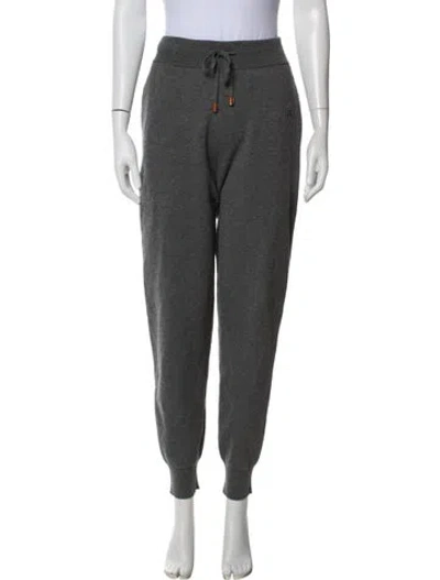 Pre-owned Burberry Monogram Motif Cashmere Sweatpants In Gray