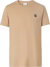 Burberry Monogram-motif Cotton T-shirt In Nude