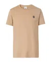 Burberry Man T-shirt Beige Size L Cotton In Nude