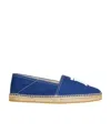 Burberry Monogram Motif Espadrilles In Blue