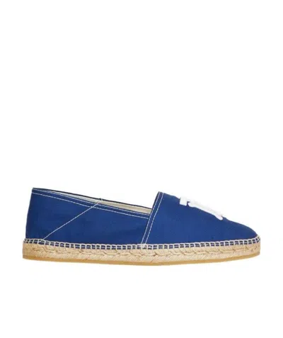 Burberry Monogram Motif Espadrilles In Blue