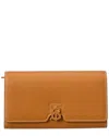 BURBERRY BURBERRY MONOGRAM MOTIF LEATHER CONTINENTAL WALLET