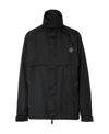 Burberry Monogram Motif Lightweight Jacket In Black