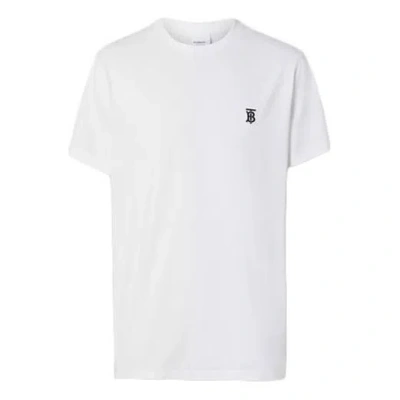 Burberry Monogram Motif Pattern Cotton Male White