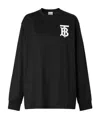 Burberry Monogram Motif T-shirt In Black