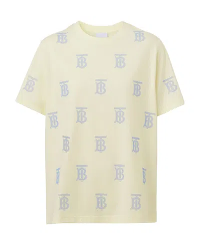 Burberry Monogram Motif T-shirt In Yellow