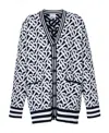 Burberry Monogram-pattern Cardigan In White