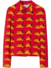 Burberry Duck Shirt In Red
