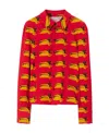 Burberry Duck Shirt In Red
