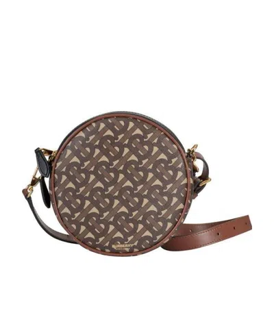 Burberry Monogram-print Louise Bag In Brown