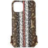 BURBERRY BURBERRY MONOGRAM STRIPE IPHONE 11 PRO CASE LANYARD