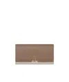 Burberry Monogram Two-tone Continental Wallet In Brown