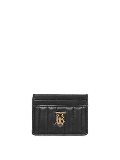 Burberry Monogram Wallet In Black