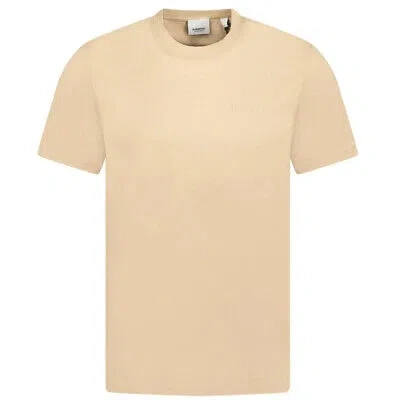 Pre-owned Burberry Monotone Logo Beige T-shirt
