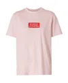 Burberry Montage Printed T-shirt In Pink