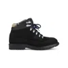 Burberry Suede Ankle Boots Padded Collar In Black
