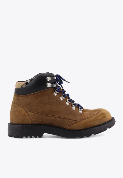BURBERRY MOOR SUEDE HIKING BOOTS