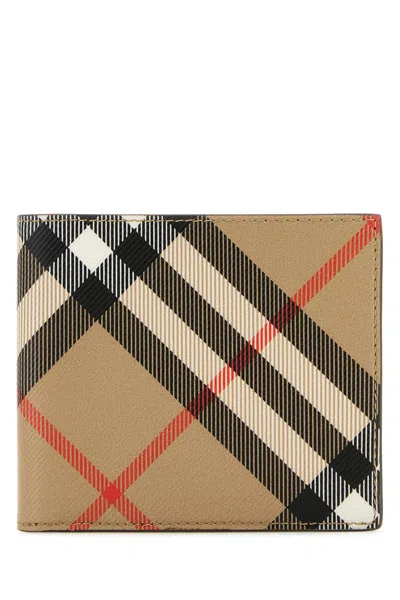 BURBERRY BURBERRY PRINTED E-CANVAS WALLET