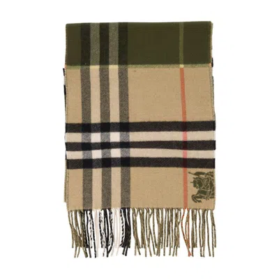 Burberry Mu Double Scarf In Multi