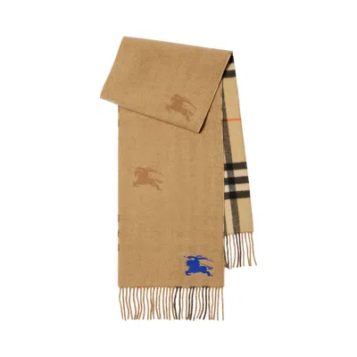 Pre-owned Burberry Mu Ekd Scarf 'sand' | Tan | Women's Size Onesize In Brown