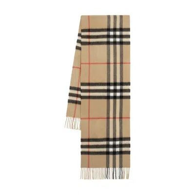Burberry Cashmere Giant Check Scarf