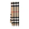Burberry Checked Cashmere Blend Scarf In A7026