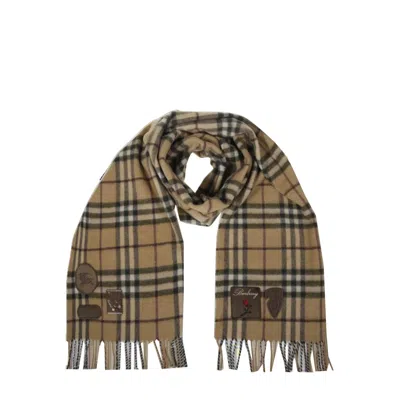 Burberry Mu M Chk With Badges In Swamp Ip Check