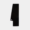 Burberry Ekd Embroidered Knitted Scarf