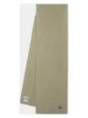 Burberry Mu Ribbed Scarf In Beige