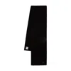Burberry Mu Ribbed Scarf In Black