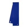 Burberry Mu Ribbed Scarf In Blue