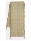 Burberry Mu Scarf In Beige