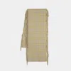 Burberry Mu Scarf In Beige