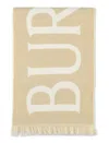Burberry Fringe Reversible Scarf With Versatile Styling In Neutral