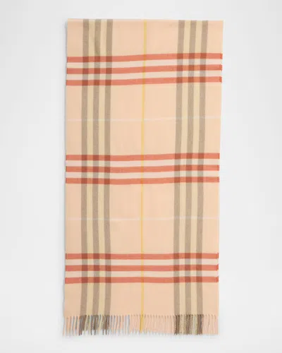 Burberry Mu Washed Giant Chk Cs In Neutral